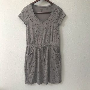 Toad&Co Tica dress drawstring waist w/ pockets